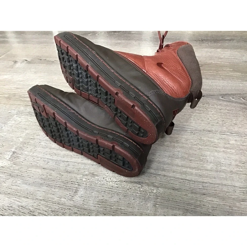 Nike Mens Size 9 Woodside 2 Leather Boots Waterproof Hiking Outdoor 386469-206